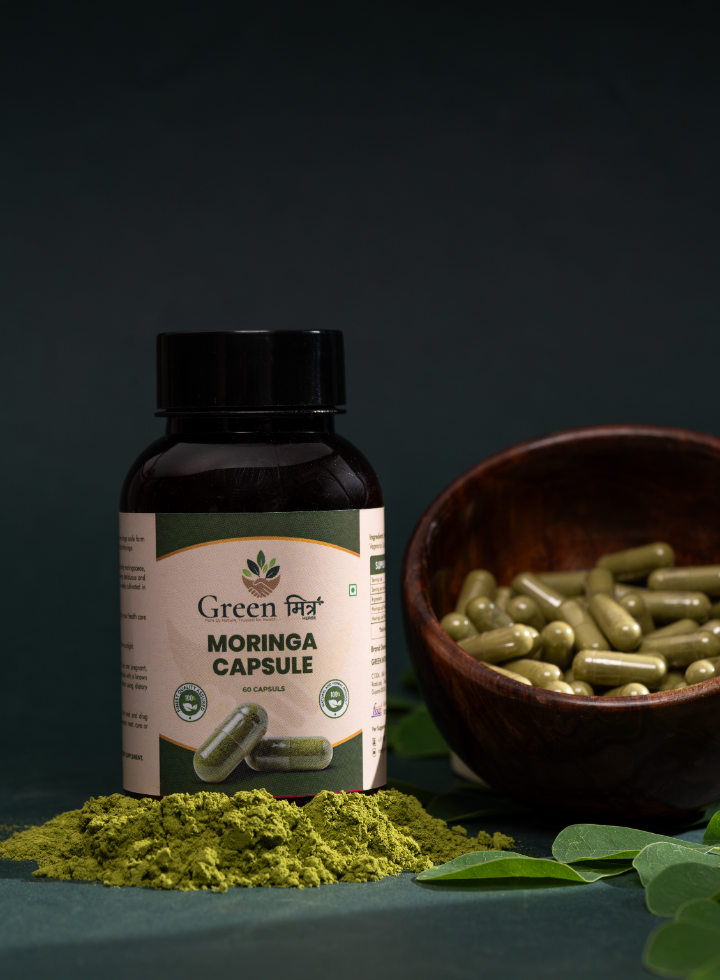 Moringa capsule bottle