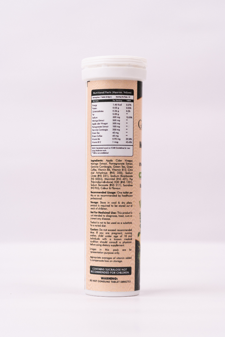 Moringa ACV Effervescent Tablet – Green Apple Flavour - Image 3